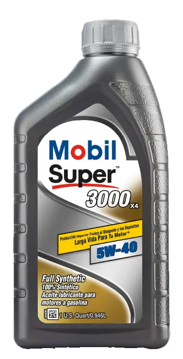MOBIL SUPER 3000 X4 5W40 SINTETICO 12X0.95 LT