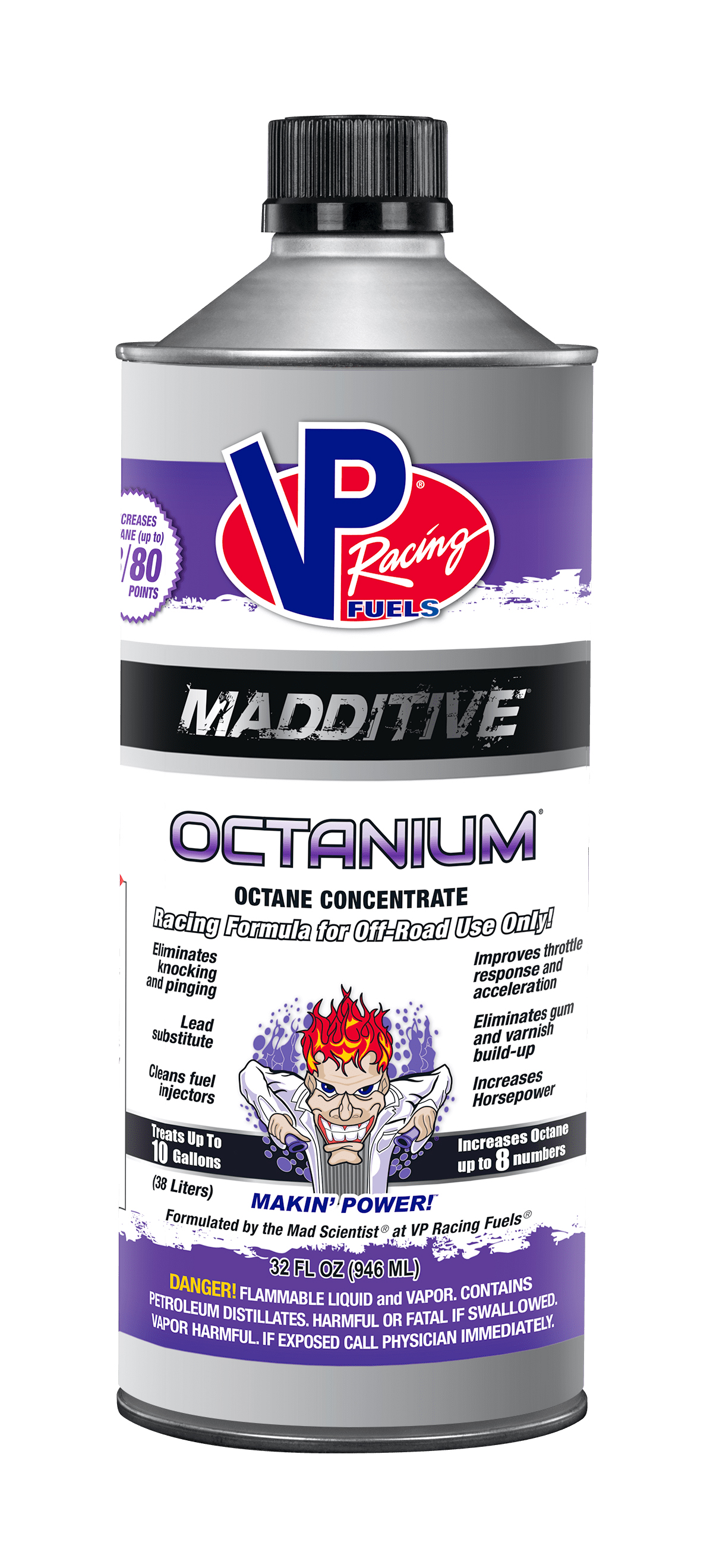 VP OCTANIUM - ADITIVO (GASOLINA S/PLOMO) 8 x 0.946 LTS (32 OZ)