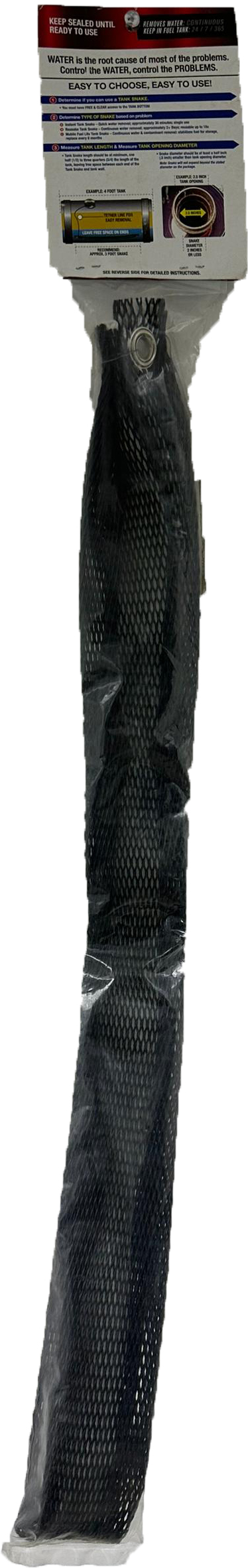 VP TANK SNAKE REUTILIZABLE FILTRO NEGRO 2" x 4 PIES