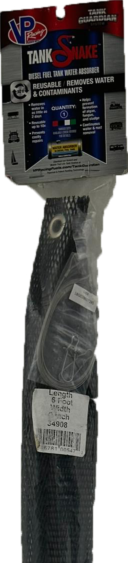 VP TANK SNAKE REUTILIZABLE FILTRO NEGRO 2" x 6 PIES