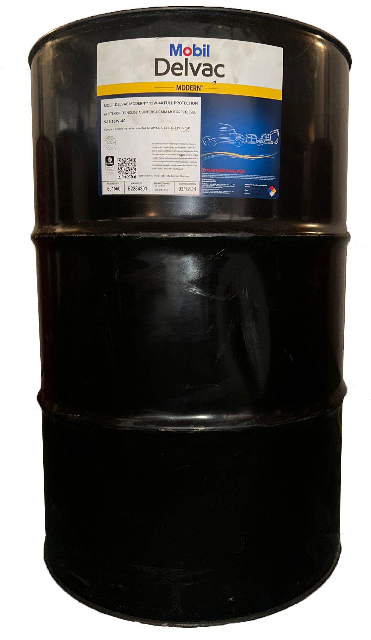 MOBIL DELVAC MOD FULL PROTEC MX ESP 15W40 TAMBOR  208LT