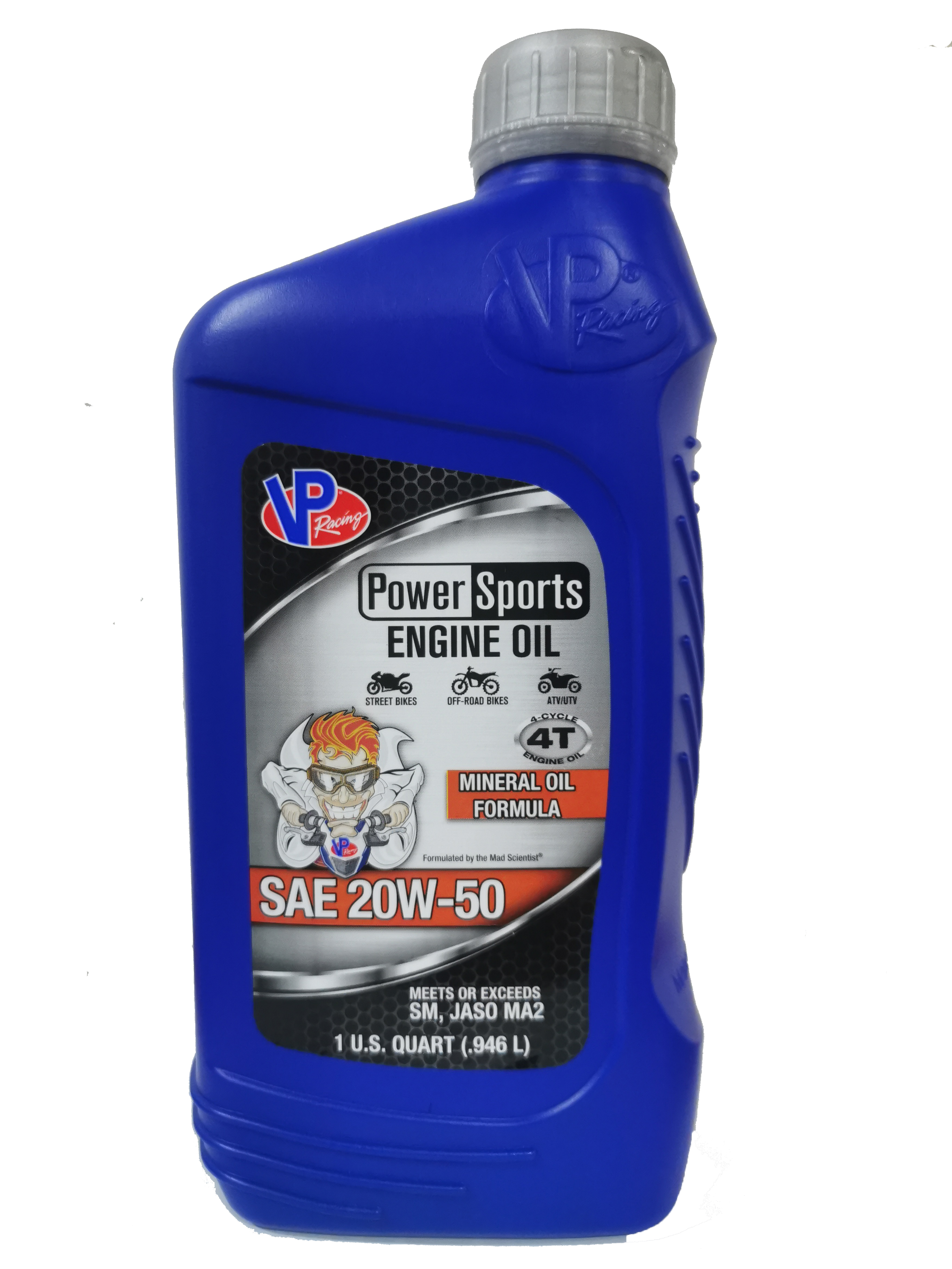 VP RACING POWER SPORT 20W50 4T API SM JASO MA/MA2 12X0.95L